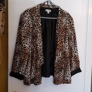 NWOT Leopard Jacket